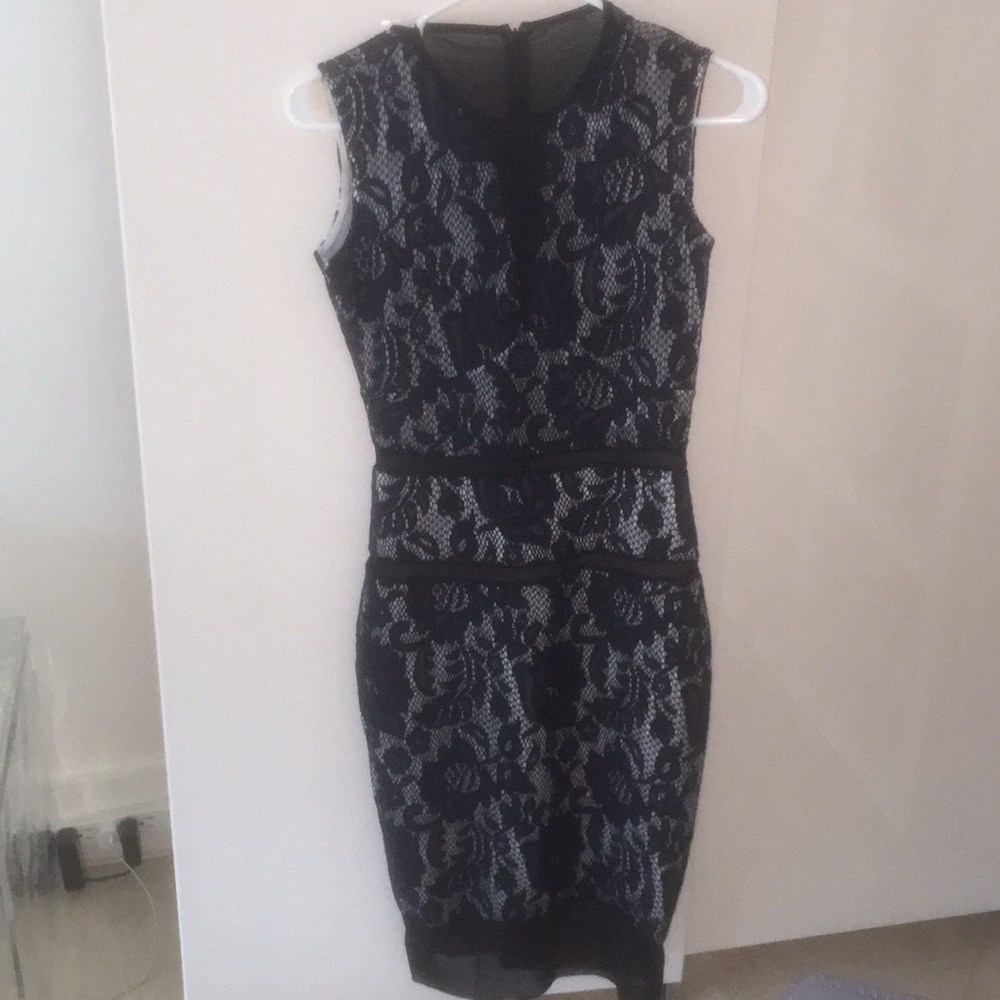 Just Cavalli Blue Lace Dress Roberto Cavalli